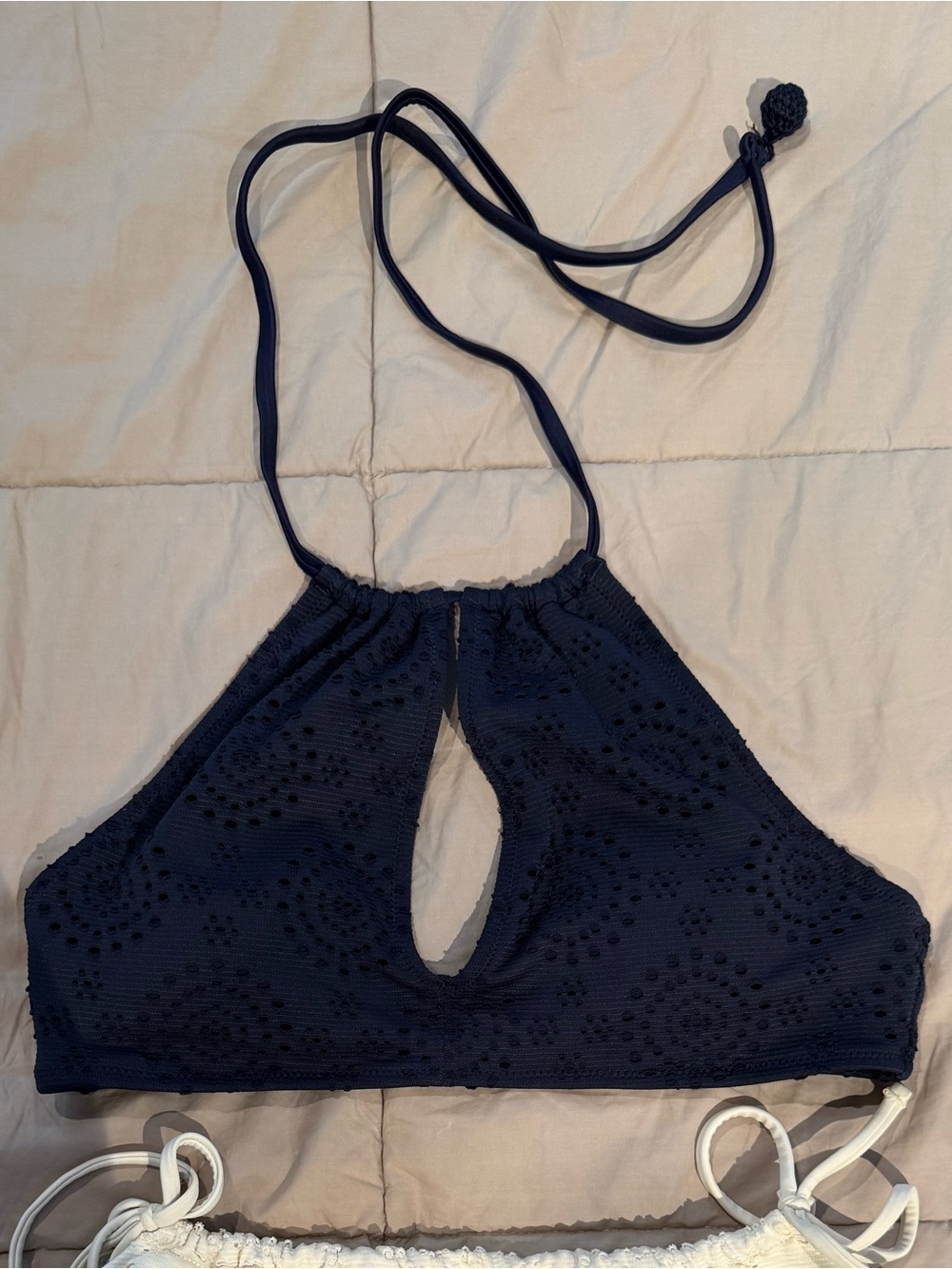 aerie Navy Bikini Top